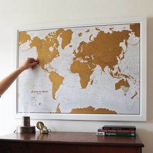 BRAND NEW IN CASING Scratch the World Map